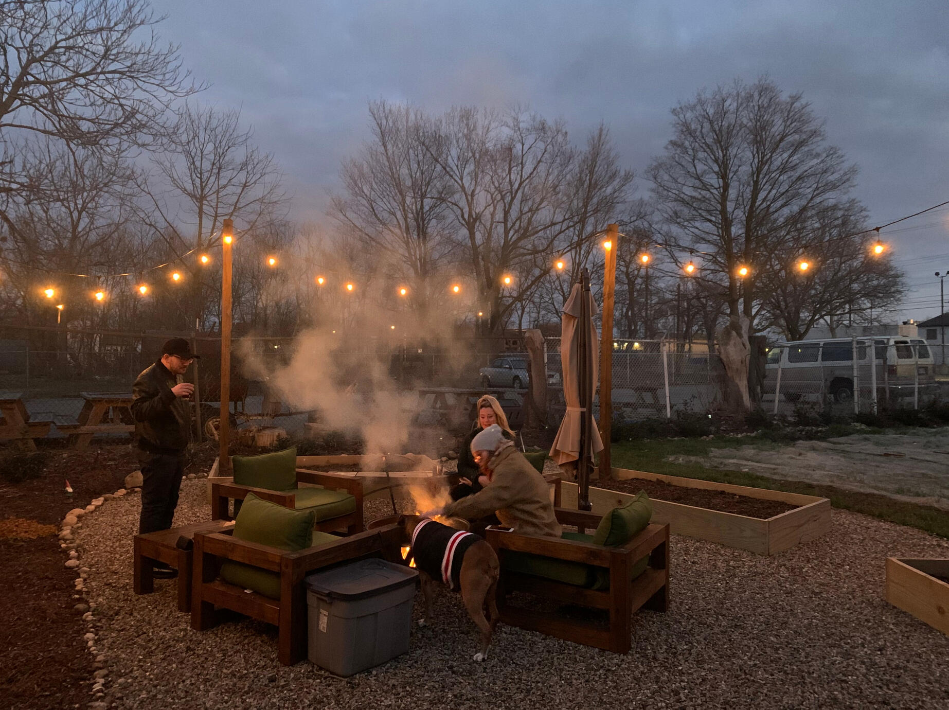 Our first social distancing experience